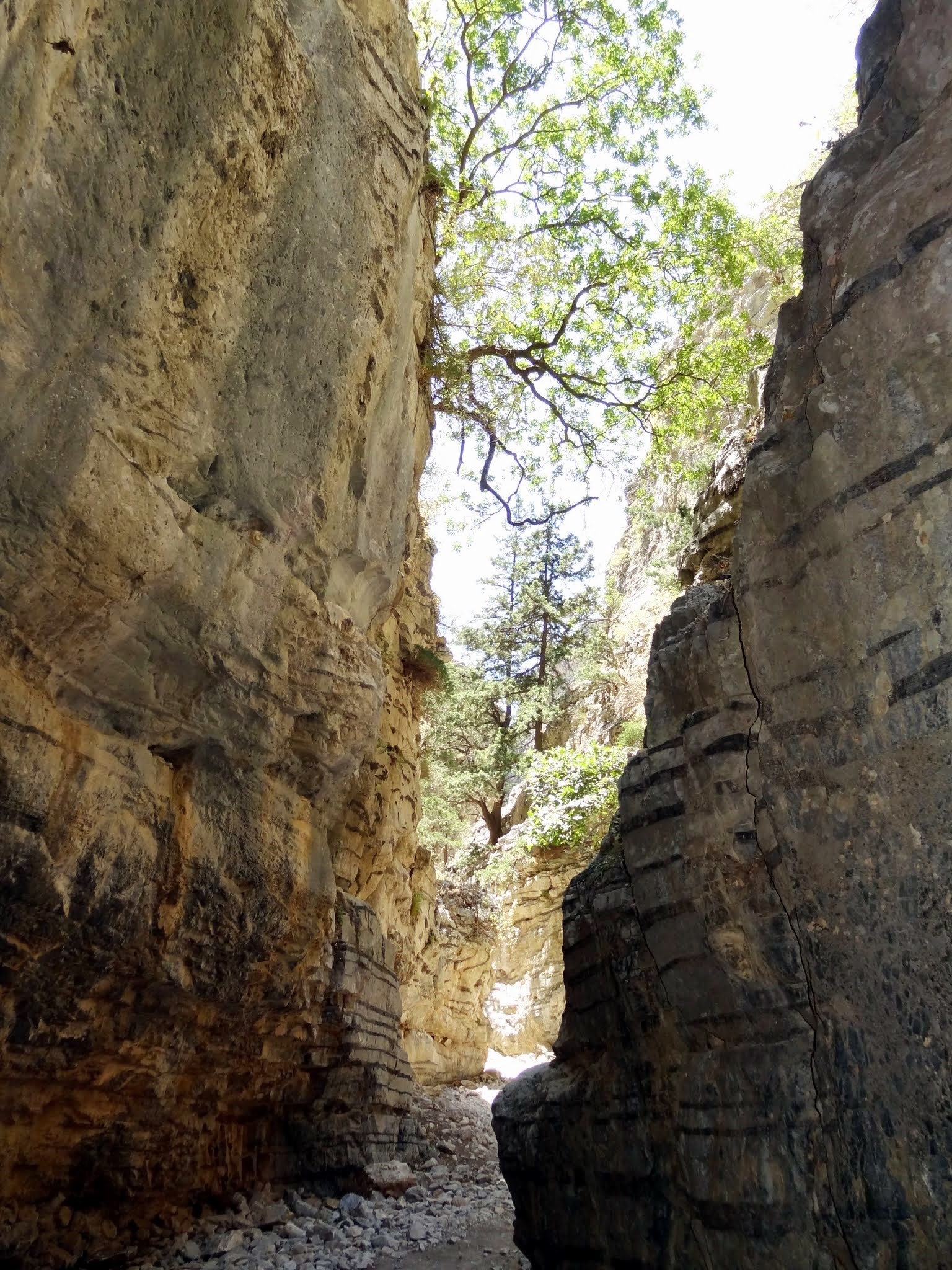 Narrow part of Imbros Gorge