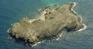 Die kleine Insel Lazareta