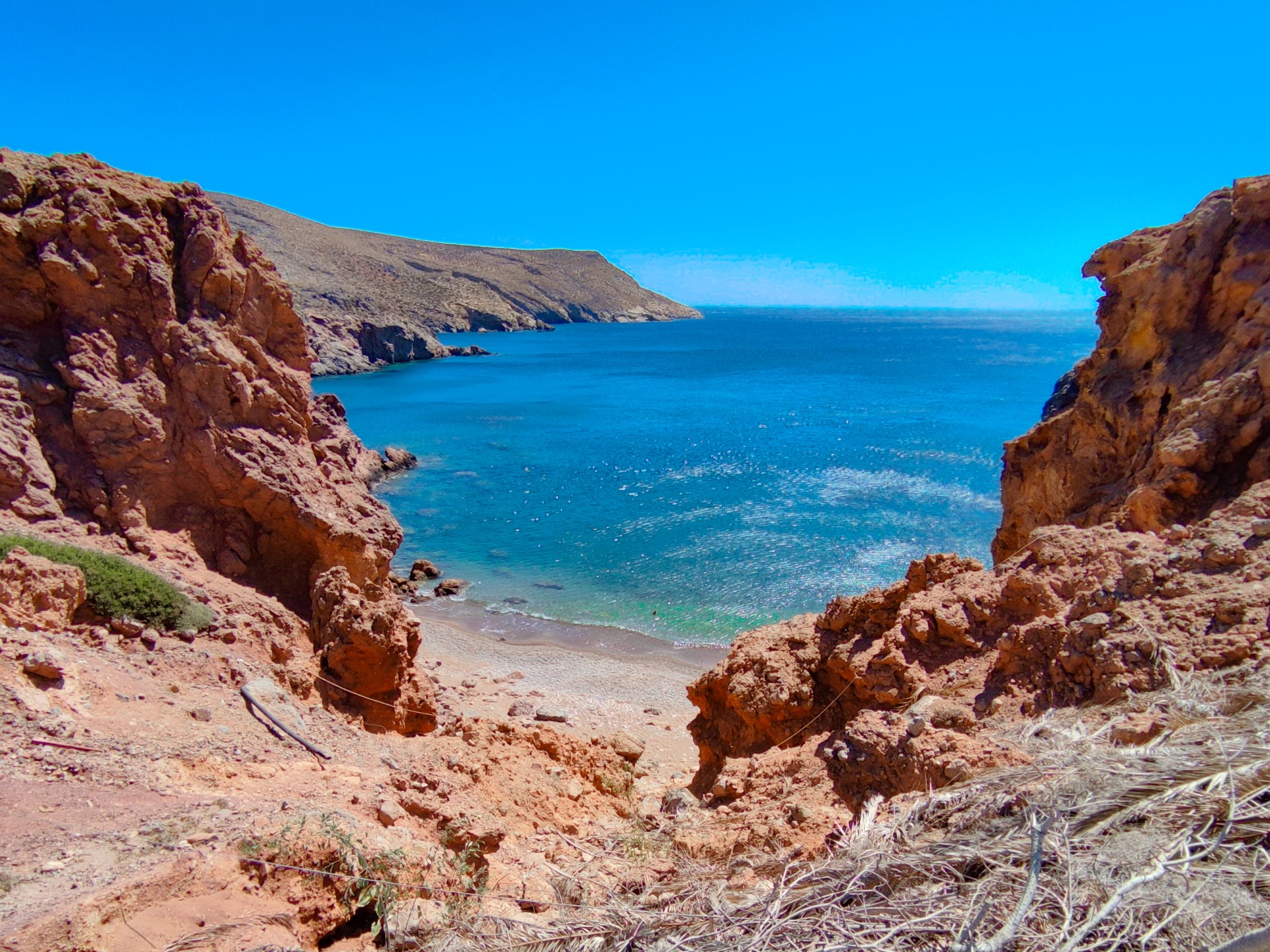 Daskalio beach at Kyriamadi