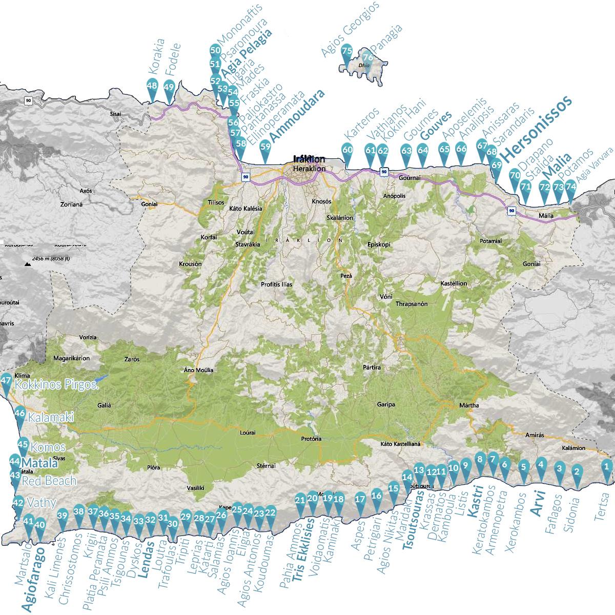 Heraklion Map