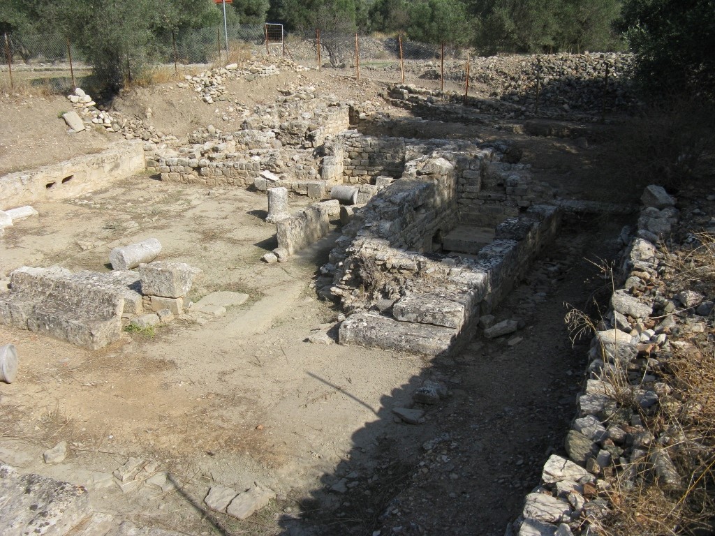 The temple of the Egyptian Gods in Gortyna, Crete, Greece The temple of the Egyptian Gods in Gortyna, Crete, Greece