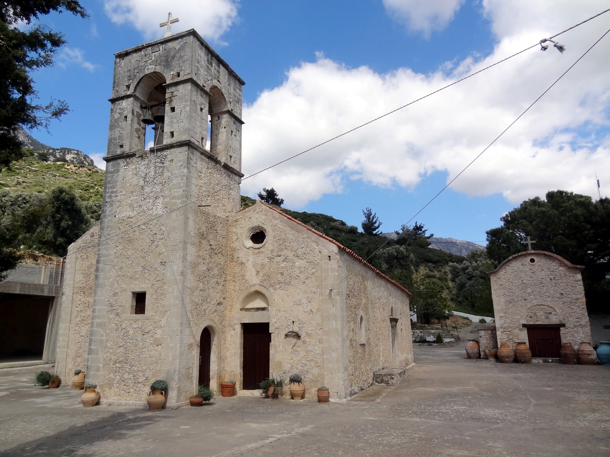 Vrontissi monastery in Vorizia