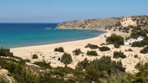 Sarakiniko beach in Gavdos