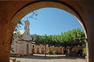 Agia Kyriaki monastery at Varypetro