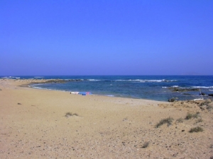 Lavrakas beach in Gavdos