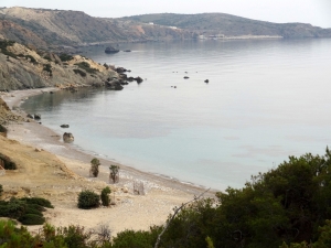 Korfos beach in Gavdos