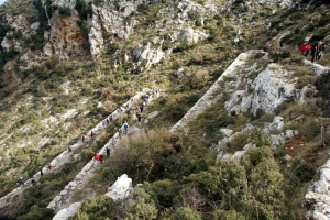Wanderweg E4 Kastamonitsa - Tsouli Mnima - Agios Georgios