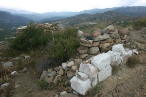 Pirgos site at Myrtos